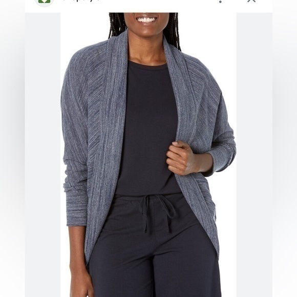 Daily Ritual Open Blue Cardigan Size Large . - Picture 1 of 5